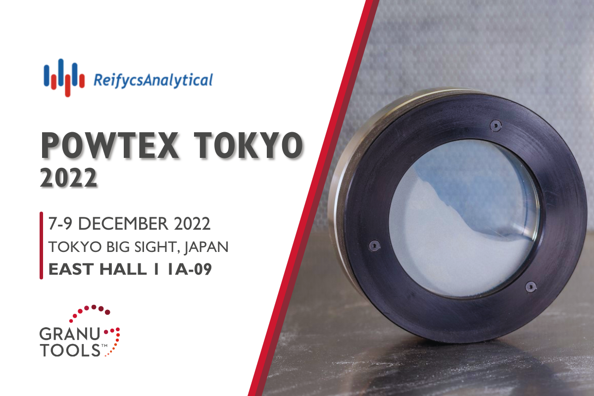 banner of Granutools to share that our distributor will attend Powtex Japan on December 7-9 in Tokyo, Japan